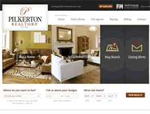 Tablet Screenshot of pilkertonrealtors.com
